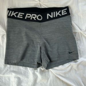 Gray Nike Pro spandex. Size Small